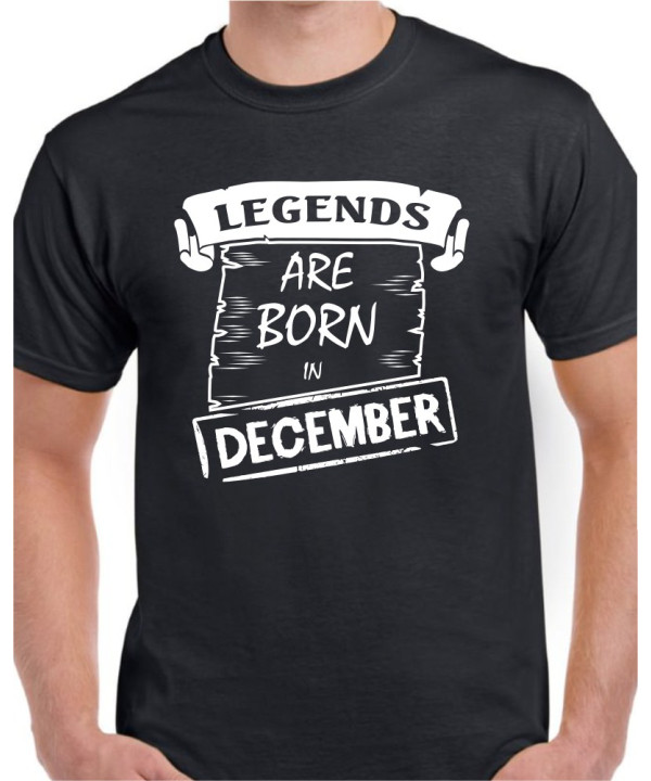 Legends are born in December