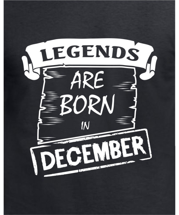 Legends are born in December