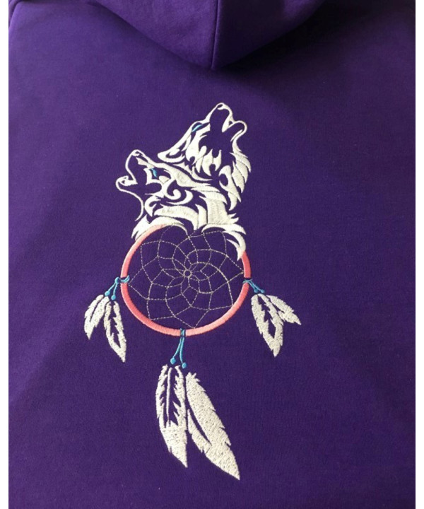 Embroidered Howling Dreamcatcher