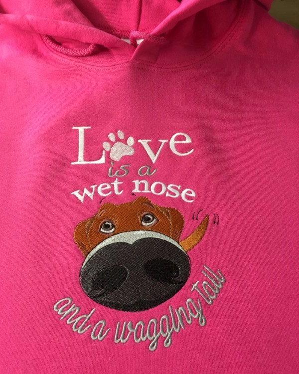 Embroidered Wet Noses Hoody