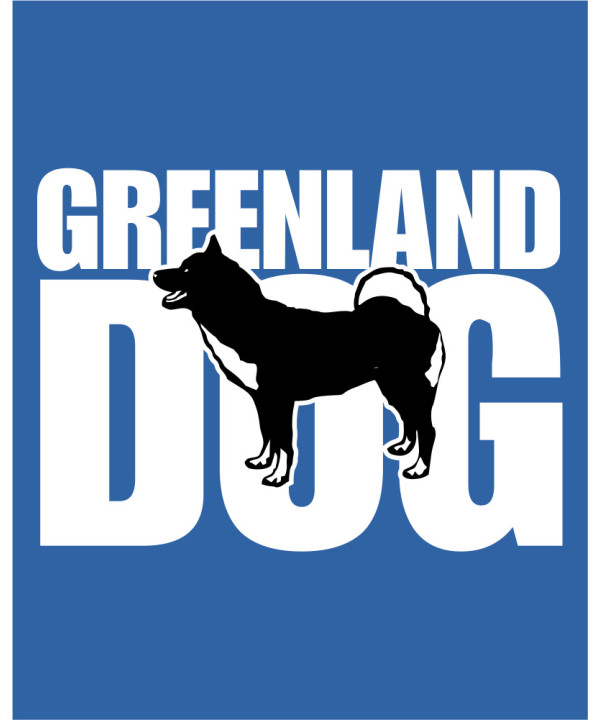 Greenland Dog Silhouette