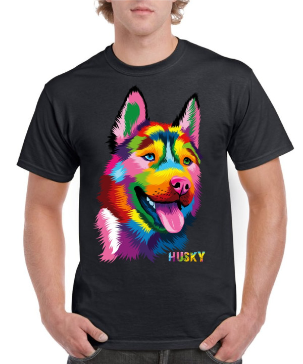 Abstract Husky Head