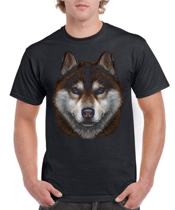 Red Husky Face