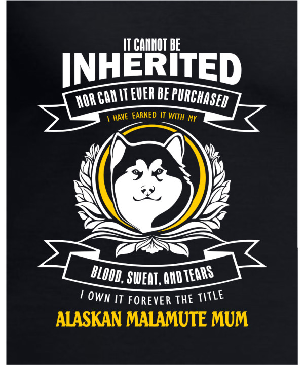 Cannot be inherited - Malamute Cannot be inherited - Malamute