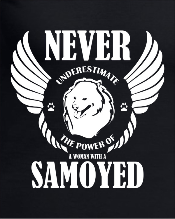 Power of a woman - Samoyed