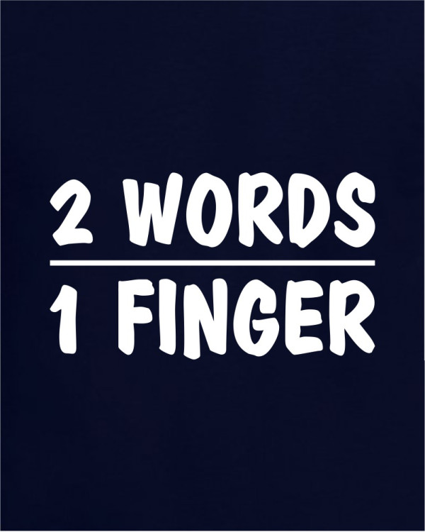 2 Words 1 Finger
