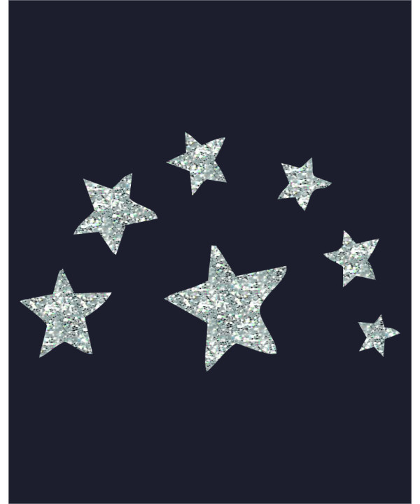 Circling Stars Longline Hoody