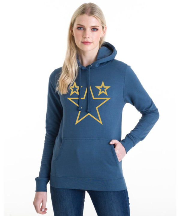 3 Stars Ladies Hoody