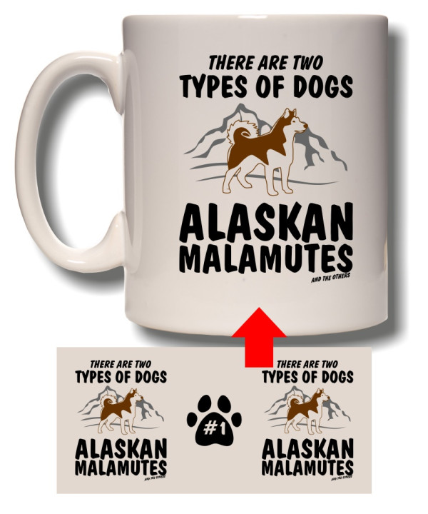 Two Types of Dog - Malamute Mug