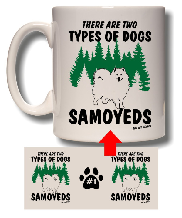 2 Types - Samoyed Mug 2 Types - Samoyed Mug
