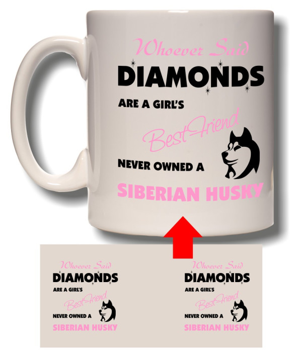 Diamonds - Husky Mug Diamonds - Husky Mug