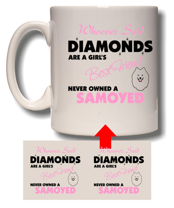 Diamonds - Samoyed Mug Diamonds - Samoyed Mug