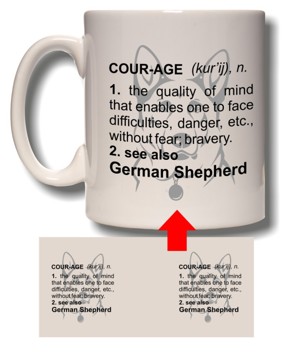 GSD Courage Mug