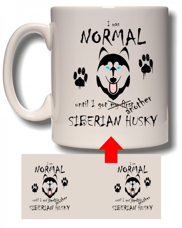 I Was Normal - Husky Mug