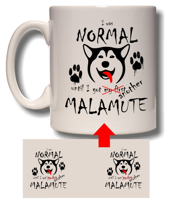 I Was Normal - Malamute Mug