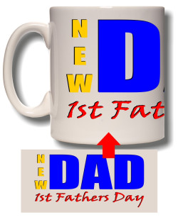 1st Fathers Day Mug