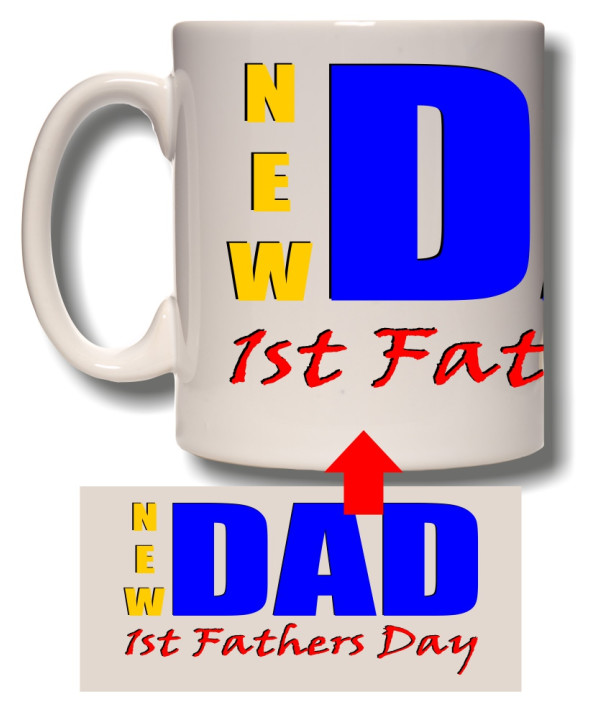 1st Fathers Day Mug