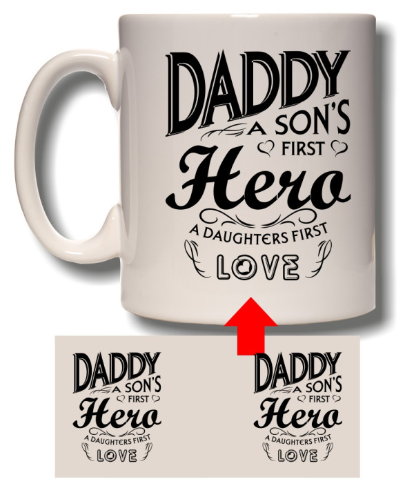 A Sons First Hero Mug