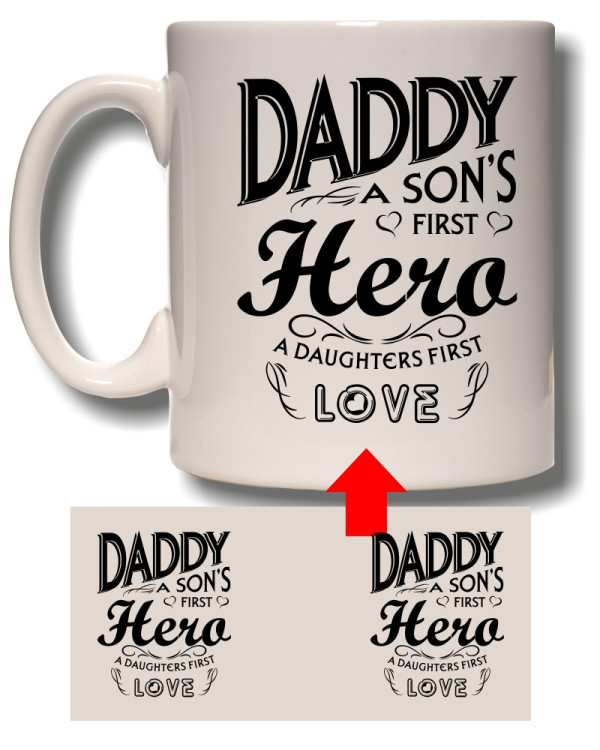 A Sons First Hero Mug