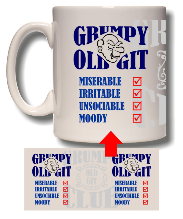 Old Git List Mug