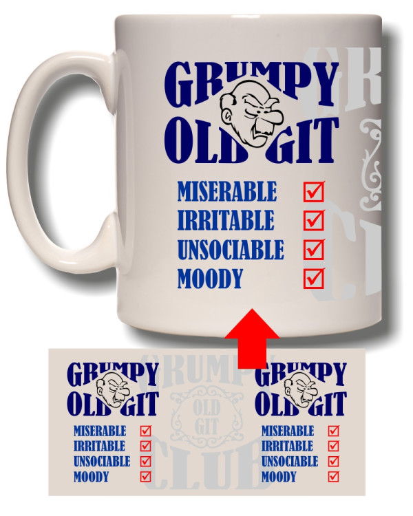 Old Git List Mug