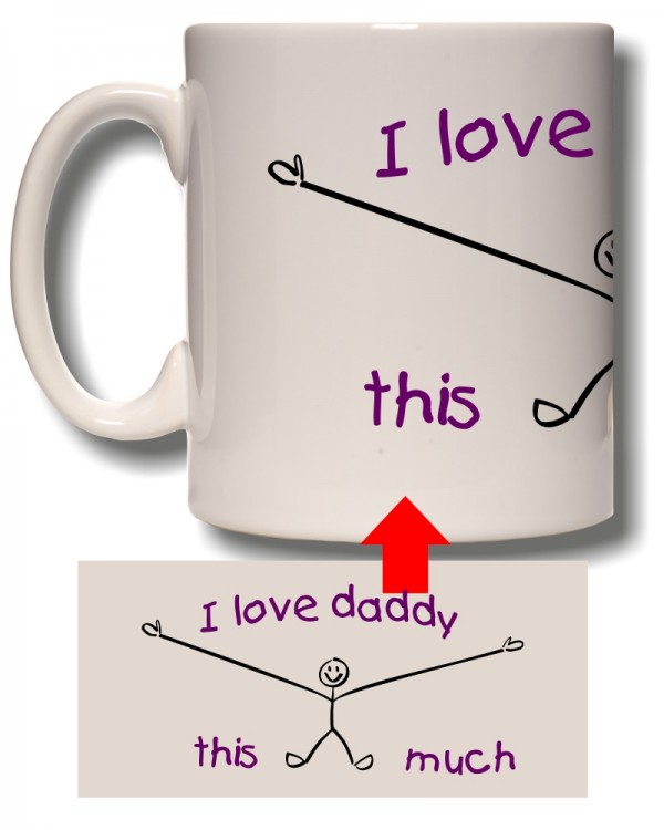 I Love Daddy Mug