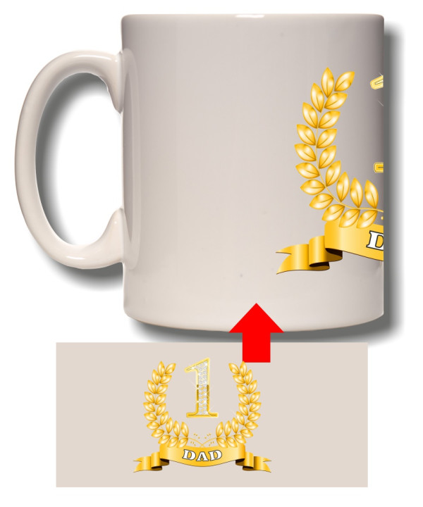 No1 Dad Award Mug No1 Dad Award Mug