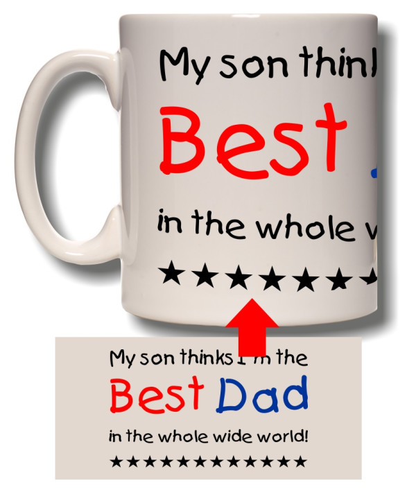 My Son Thinks Mug