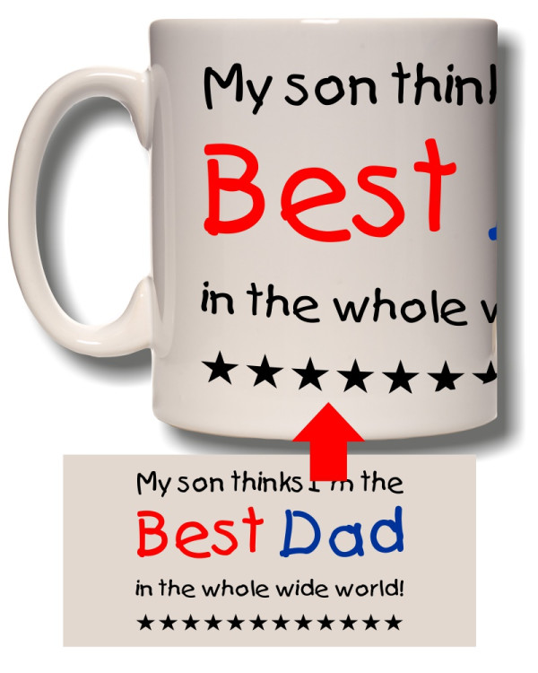 My Son Thinks Mug