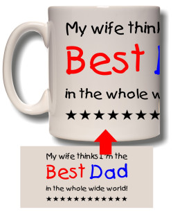 My Wife Thinks Mug
