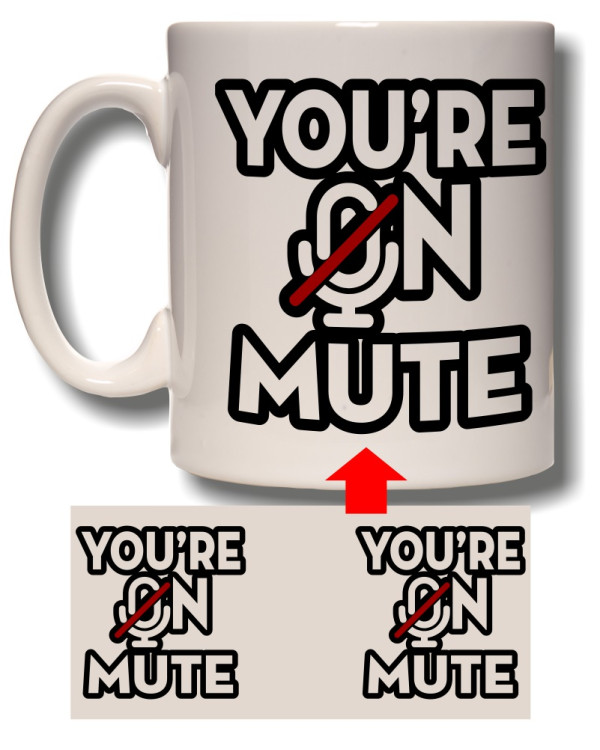 On Mute Mug