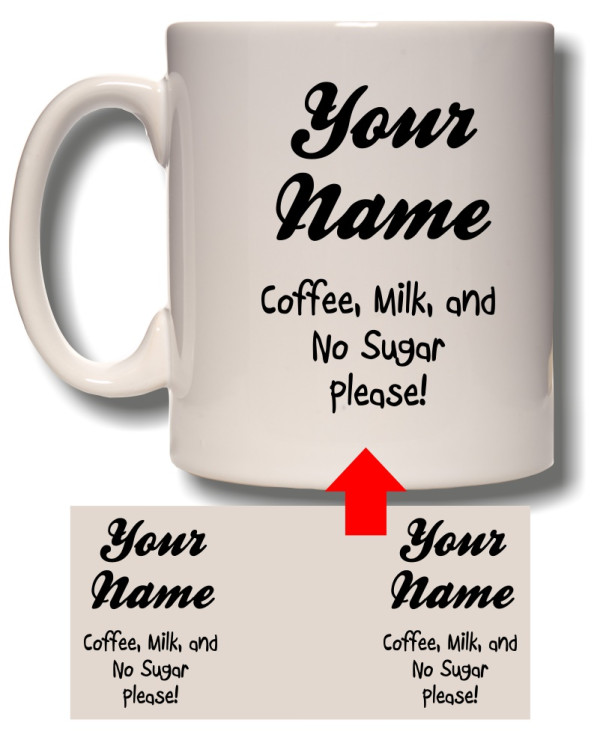 Custom Coffee Mug - Black