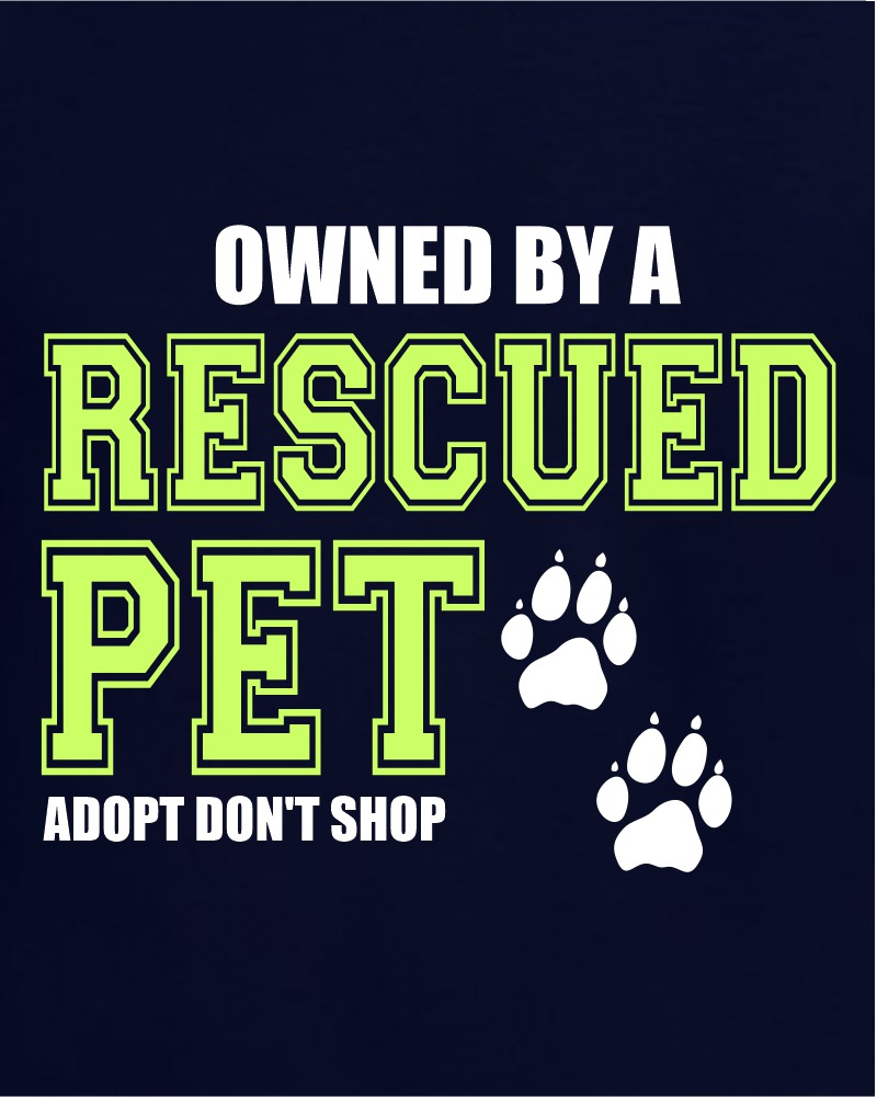 Women's 'Adopt Don't Shop' T-Shirt - Funny Animal Rescue Tee, Pet Lover Gift, 70% Cotton 30% Polyester - View #2