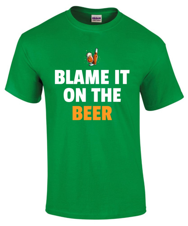 Blame it on the beer