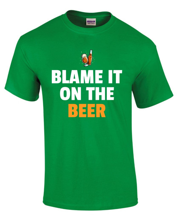 Blame it on the beer