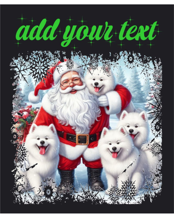 Samoyed Santa