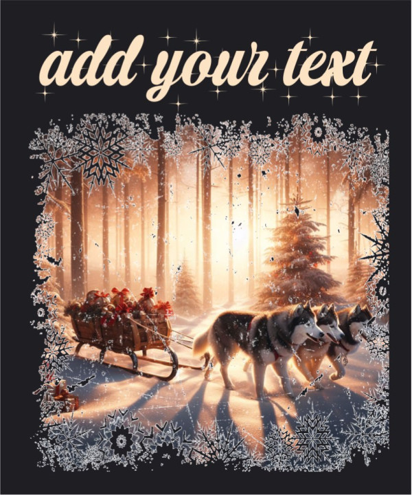 Sled Dog Forest Gifts