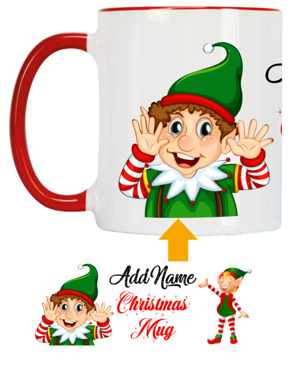 Named Christmas Mug