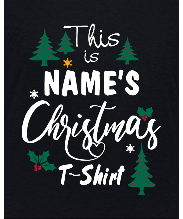 Personalised Xmas t-shirt