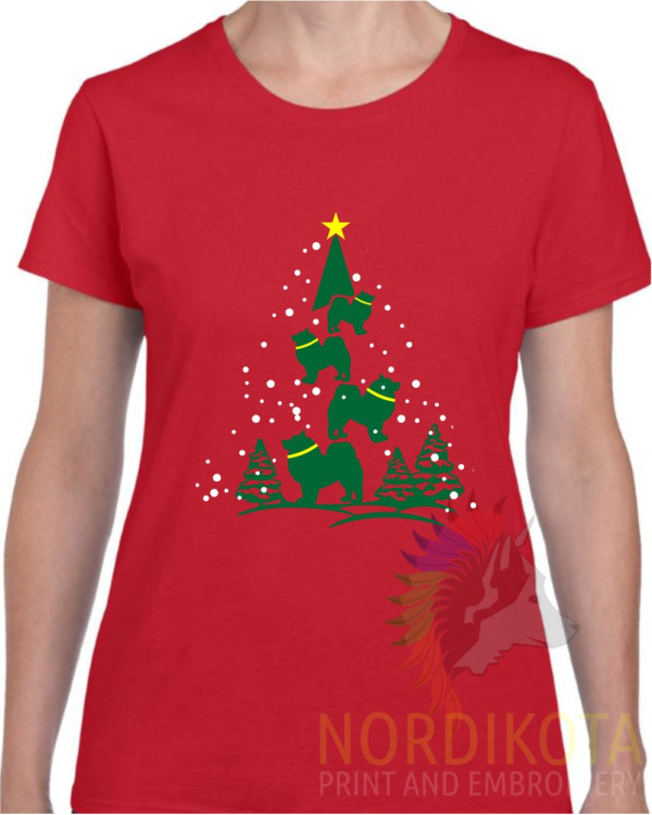 Samoyed Xmas Tree