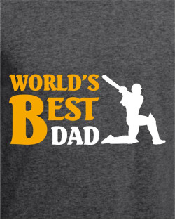 Worlds Best Dad - Cricket