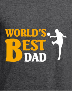 Worlds Best Dad - Football