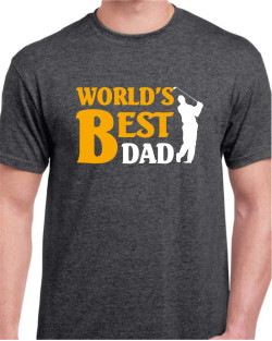 Worlds Best Dad - Golf
