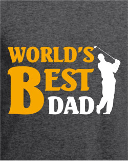 Worlds Best Dad - Golf