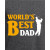Worlds Best Dad - Golf