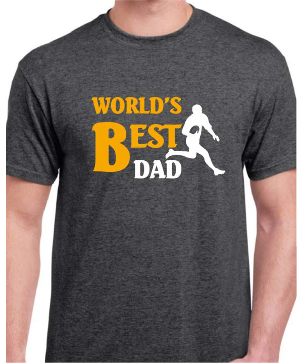 Worlds Best Dad - Rugby