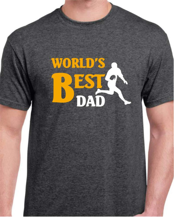 Worlds Best Dad - Rugby