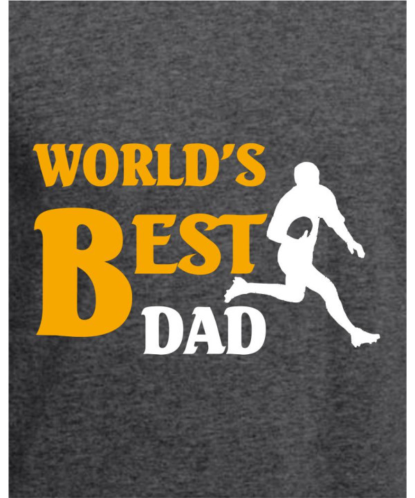 Worlds Best Dad - Rugby