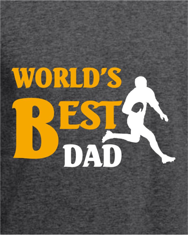 Worlds Best Dad - Rugby