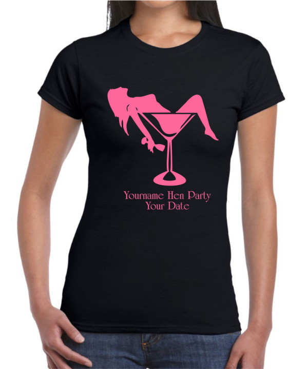 Hen Lady in a Glass